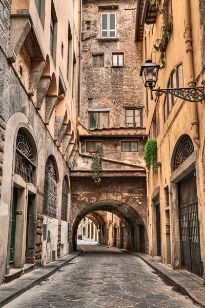 Florencja Toskania Włochy Stary Wąską Uliczkę Przejścia Podziemnego Starym Mieście — Zdjęcie stockowe