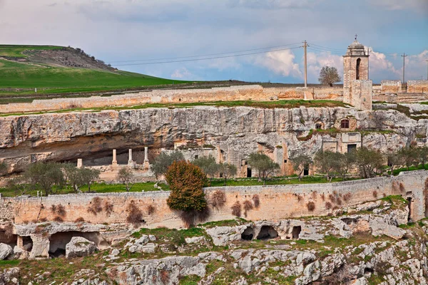 Gravina Puglia Bari Italia Antigua Iglesia Roca Madonna Della Stella — Foto de Stock