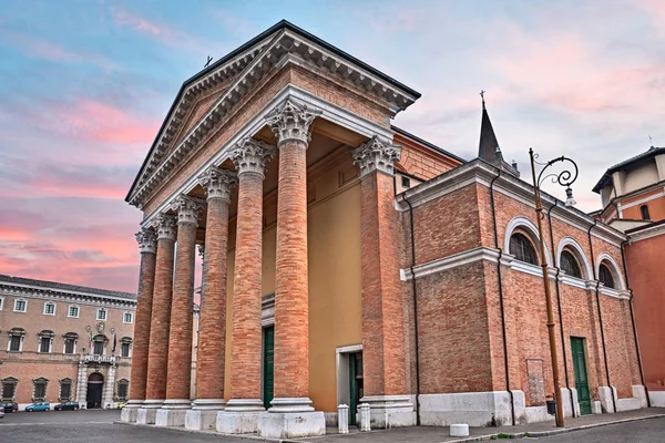 Forli Emilia Romagna Talya Antik Katolik Katedrali Duomo Santa Croce — Stok fotoğraf
