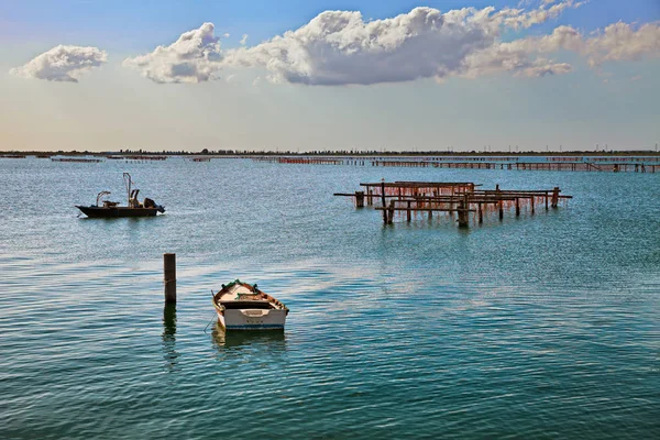 Porto Tolle Rovigo Veneto Paesaggio Marino Del Mare Adriatico Nel — Foto Stock