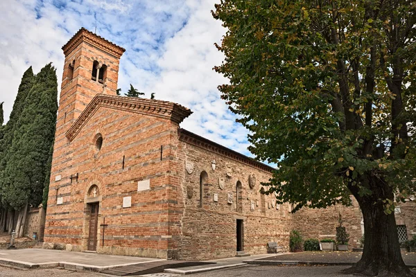 Polenta Bertinoro Forli Cesena Emilia Romania Włochy Średniowieczny Kościół Pieve — Zdjęcie stockowe