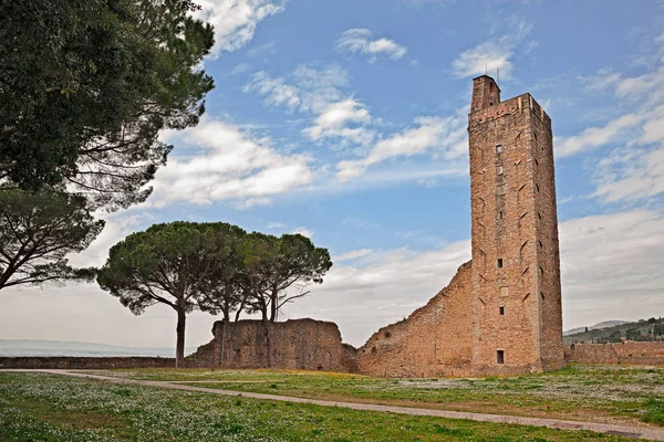 Castiglion Fiorentino Arezzo Toscana Italia Torre Medieval Fortaleza Ciudad Cassero —  Fotos de Stock