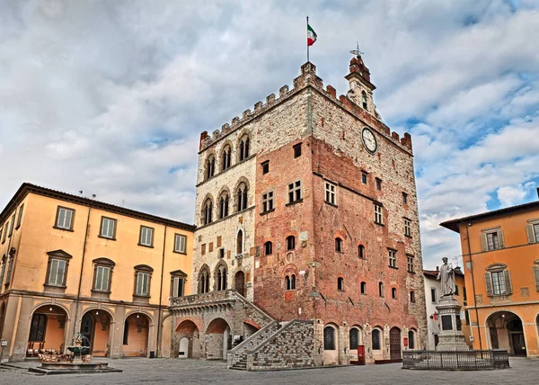 Prato Toscane Italië Historisch Paleis Palazzo Pretorio Dat Het Oude — Stockfoto