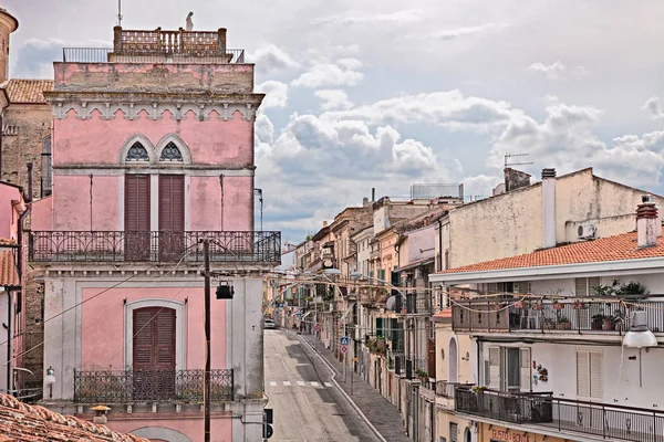 San Vito Chietino Abruzzo Italy Street Old Town Ancient Buildings — Stock Photo, Image