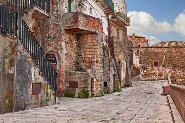Grottole Matera Basilicata Italy Ancient Alley Old Town One Oldest — Stock Photo, Image