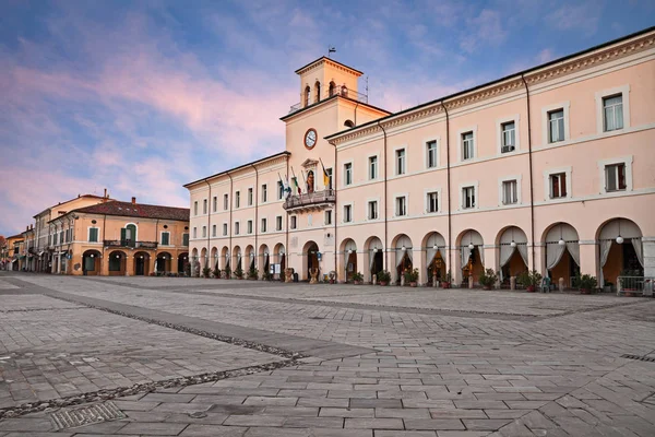 Cervia Ravenna Emilia Romagna Olaszország Régi Városháza 1712 Ben Tértől Jogdíjmentes Stock Képek