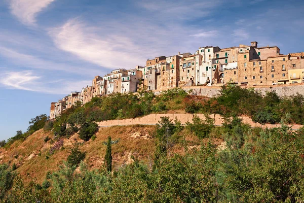 Atessa Chieti Abruzzo Olaszország Ősi Olasz Hegyi Város Tájképe — Stock Fotó