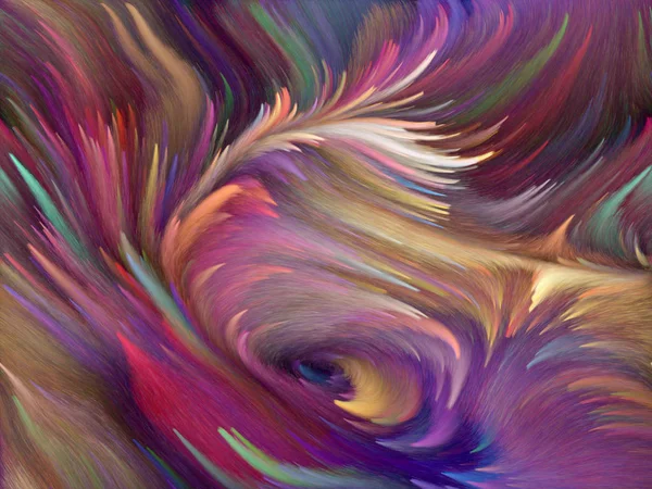 Paint Swirls Series Turbulent Streaks Color Use Abstract Art Background — Stock Photo, Image