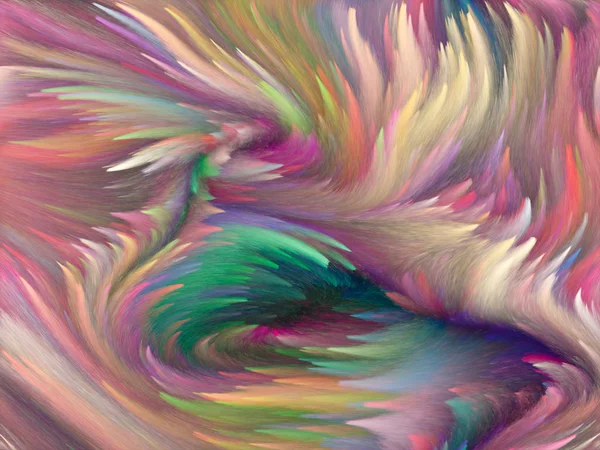 Paint Swirls Series Turbulent Streaks Color Use Abstract Art Background — Stock Photo, Image