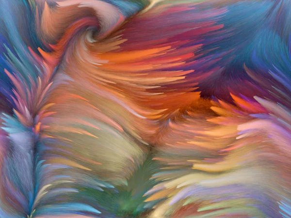 Paint Swirls Series Turbulent Streaks Color Use Abstract Art Background — Stock Photo, Image