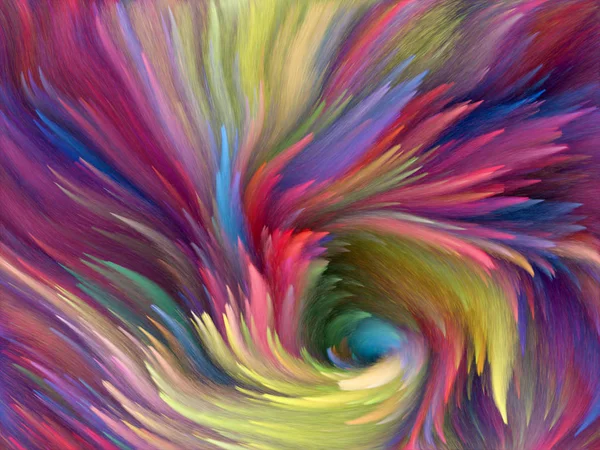 Serie Paint Swirls Rayas Turbulentas Color Para Uso Como Fondo — Foto de Stock