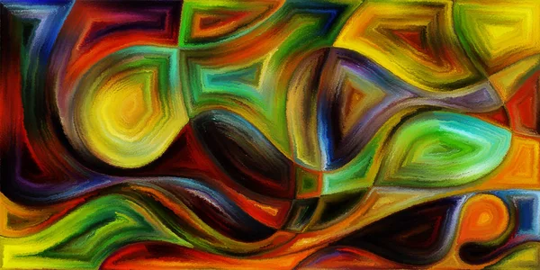 Abstracte Achtergrond Van Golvende Vormen Ten Aanzien Van Moderne Kunst — Stockfoto