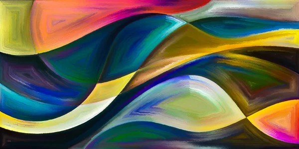 Arka plan modern sanatın konuda eğri şekiller oluşur