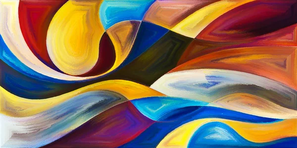 Arka plan modern sanatın konuda eğri şekiller oluşur