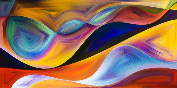 Arka plan modern sanatın konuda eğri şekiller oluşur