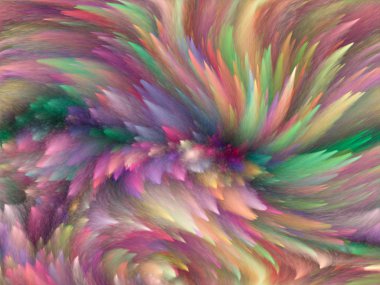 Swirls serisi boya. Çalkantılı çizgileri renk sanat arka planı olarak kullanma.