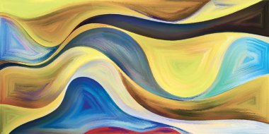 Arka plan modern sanatın konuda eğri şekiller oluşur