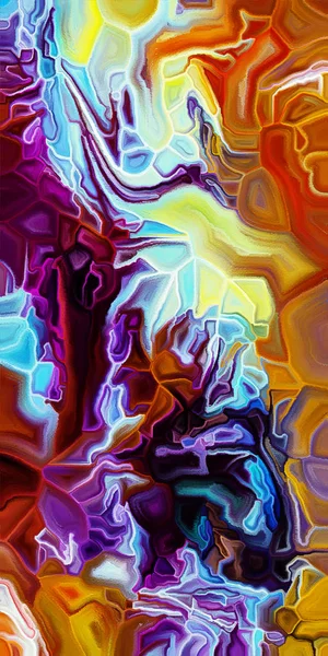 Abstracte Kunst Achtergrond Organische Kleur Stroom Voor Gebruik Als Creatieve — Stockfoto