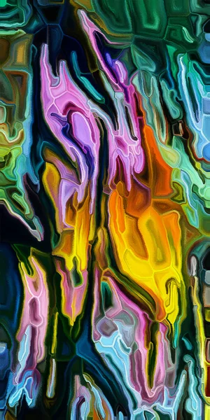 Abstracte Kunst Achtergrond Organische Kleur Stroom Voor Gebruik Als Creatieve — Stockfoto