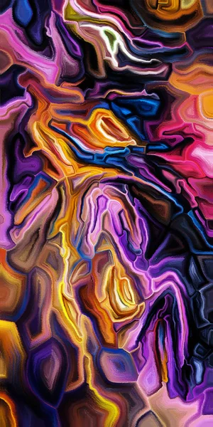 Antecedentes Artísticos Abstractos Flujo Color Orgánico Para Uso Como Telón — Foto de Stock