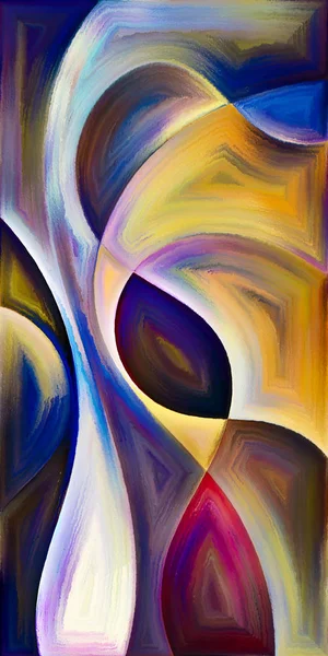 Arka plan şekilleri ve eğrileri modern sanatın konuda oluşur