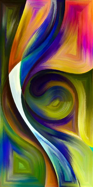 Arka plan şekilleri ve eğrileri modern sanatın konuda oluşur