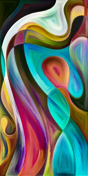 Arka plan şekilleri ve eğrileri modern sanatın konuda oluşur