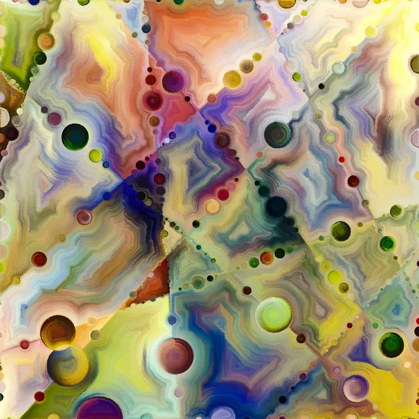 Абстрактный Фон Состоящий Фрагментов Цветной Формы Тему Современного Искусства — стоковое фото