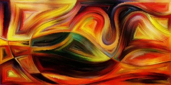 Modern sanatın konuda dalgalı formlarının arka plan