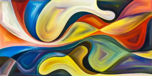 Arka plan modern sanatın konuda eğri şekiller oluşur