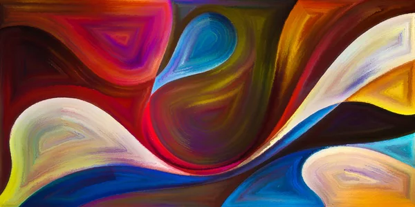 Arka plan modern sanatın konuda eğri şekiller oluşur