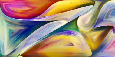 Arka plan şekilleri ve eğrileri modern sanatın konuda oluşur