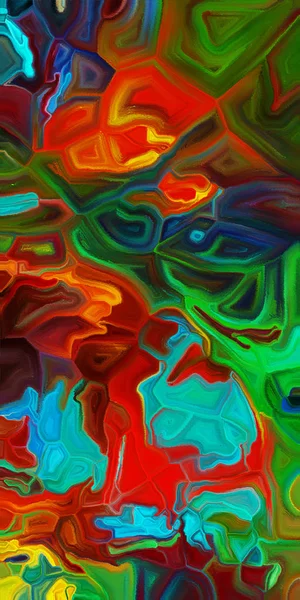 Abstracte Kunst Achtergrond Organische Kleur Stroom Voor Gebruik Als Creatieve — Stockfoto