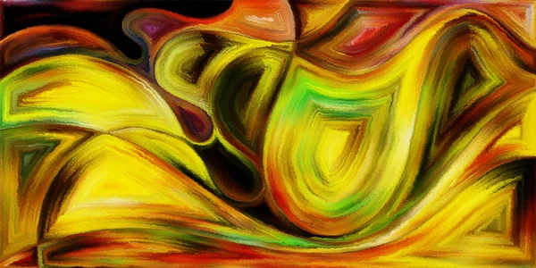 Modern sanatın konuda dalgalı formlarının arka plan