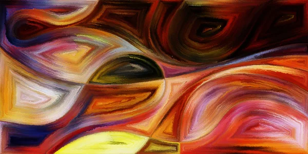 Modern sanatın konuda dalgalı formlarının arka plan