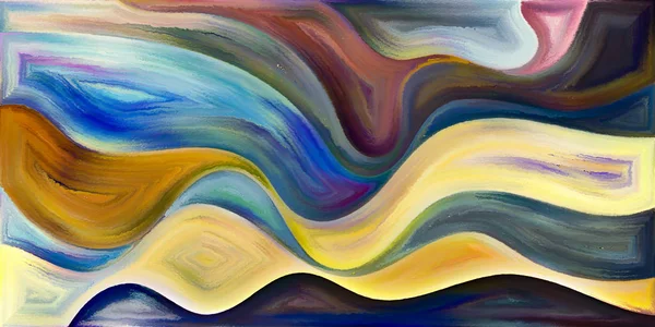 Arka plan şekilleri ve eğrileri modern sanatın konuda oluşur