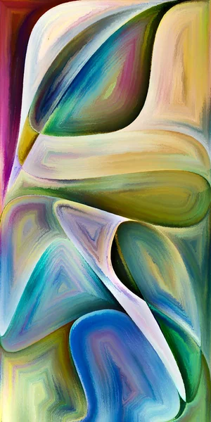 Arka plan şekilleri ve eğrileri modern sanatın konuda oluşur