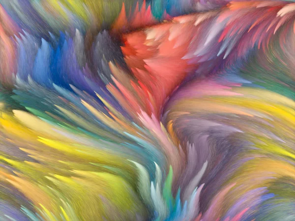 Malujte Víry Série Turbulentní Pruhy Barvy Pro Použití Jako Pozadí — Stock fotografie