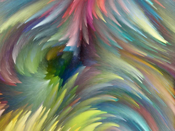 油漆漩涡系列 用作抽象艺术背景的颜色的湍流条纹 — 图库照片