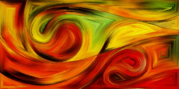 Modern sanatın konuda dalgalı formlarının arka plan