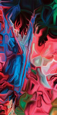 Soyut sanat arka plan. Organik renk akışı yaratıcı modern bir ortam olarak kullanmak için.