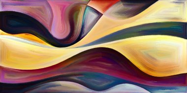 Arka plan şekilleri ve eğrileri modern sanatın konuda oluşur