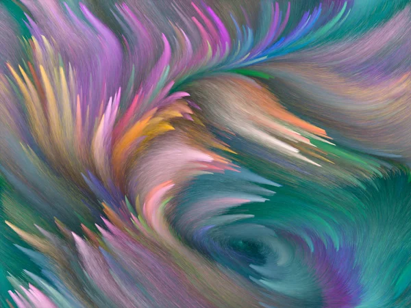 Paint Swirls series. Turbulent streaks of color for use as abstract art background.