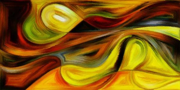 Abstracte Achtergrond Van Golvende Vormen Ten Aanzien Van Moderne Kunst — Stockfoto