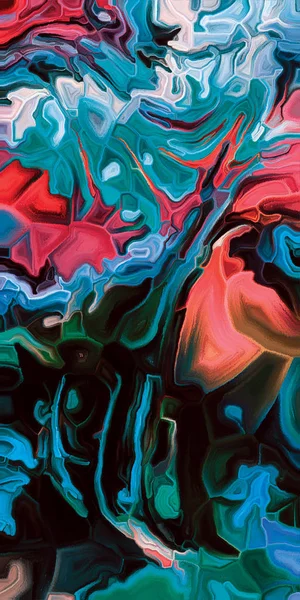 Abstrakte Kunst Hintergrund Organischer Farbfluss Als Kreativer Moderner Hintergrund — Stockfoto