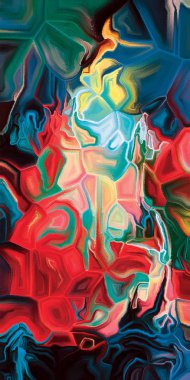 Soyut sanat arka plan. Organik renk akışı yaratıcı modern bir ortam olarak kullanmak için.