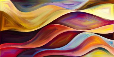 Arka plan şekilleri ve eğrileri modern sanatın konuda oluşur