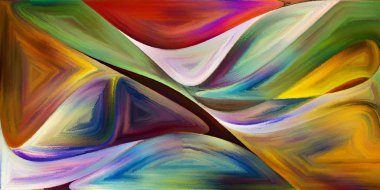 Arka plan şekilleri ve eğrileri modern sanatın konuda oluşur