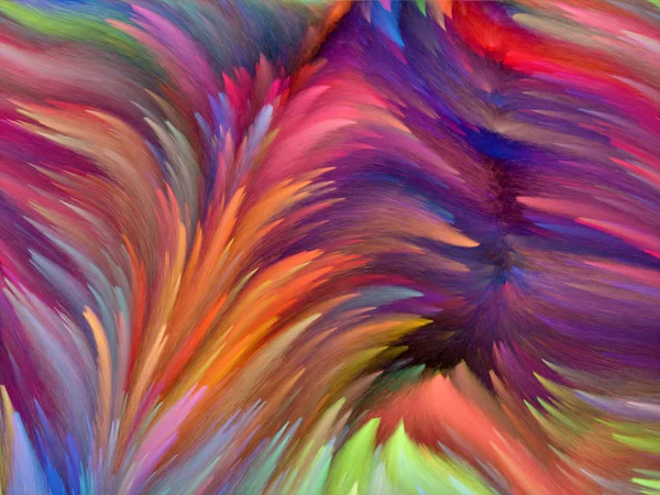 Серия Paint Swirls Турбулентные Полосы Цвета Использования Качестве Абстрактного Фона — стоковое фото
