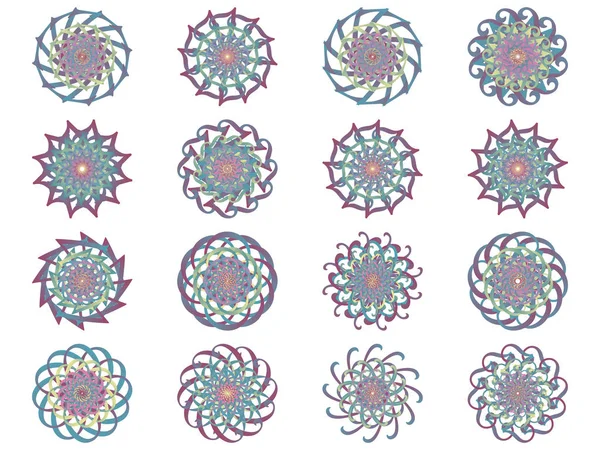 Изолированная Иконка Цветов Векторном Формате Eps10 — стоковый вектор
